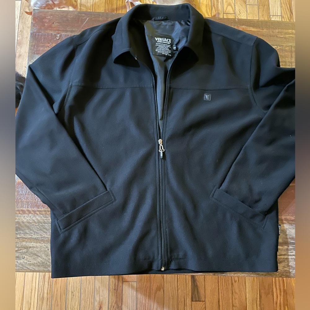 Menswear Auth VERSACE Jeans BLACK Jacket size XXL